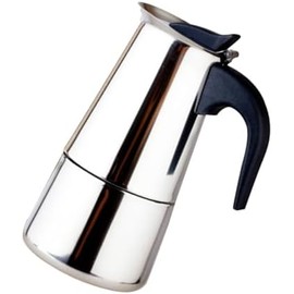 Cafetera de Acero Inoxidable para Moka, 200ml, Uso Doméstico