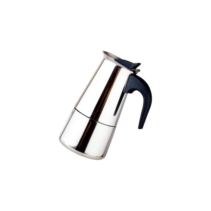 Cafetera de Acero Inoxidable para Moka, 200ml, Uso Doméstico