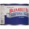 Bumble Bee Solid White Albacore Tuna in Water, 66.5 Ounce