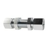 RIEGLER 159226-GSV8SST Straight Bulkhead Fitting, Pipe Outer Diameter 8 mm,