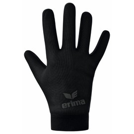 Erima Unisex Adult Functional Field Player Gloves (2242401), Black, L