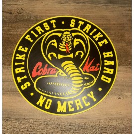 Cobra Kai 3D Logo Sign Wall Display Shelf Art Karate Kid W/ Adhesive Stickers