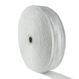 JC Performance Products USA Whie Fiberglass Exhaust Pipe Wrap, Header, Parts, Heat, Shield, Tape Automotive, Exhaust, Heat, Sleeving