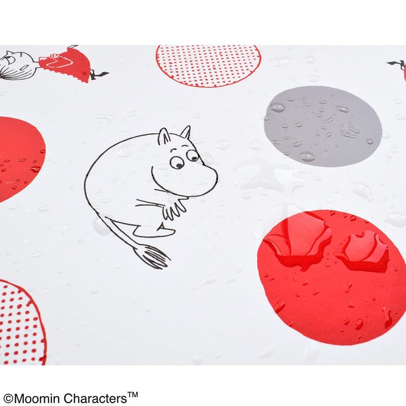 Moomin Clipboard Circle White/Gray【ST-ZM0164】