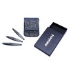 3Pcs EyeBrow Tweezers set With Straight, Slanted, Pointed Tweezers in