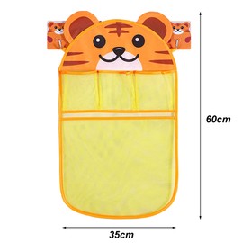 Umimiss Bath Toy Storage - Toy Storage Bags, Bathroom Toy Storage,Bath Toy Net,Bath Toy Holder,Babies Large Hanging Bath Toys,Bath Net for Baby Toys (PANDA)