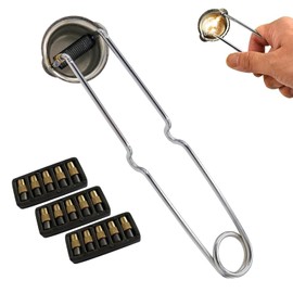 Flint Spark Lighter with Steel Fire Starter & Extra Flints - Multi-Use Igniter for Welding, Brazing, Soldering, Propane Torch, Camping & Survival Gear - Durable Outdoor, Sports & Kitchen Tool