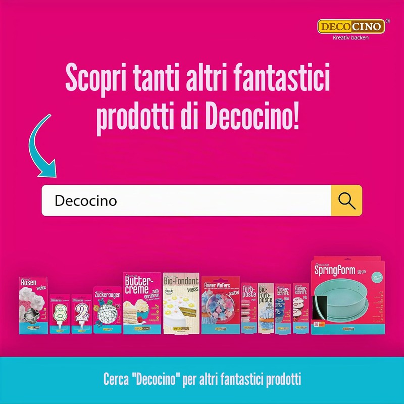 DECOCINO Pirottini per muffin a calcio, 50 pezzi, decorazione per
