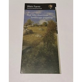 Weir Farm National Historical Park  Fold Out UNIGRID Style Brochure Map CT