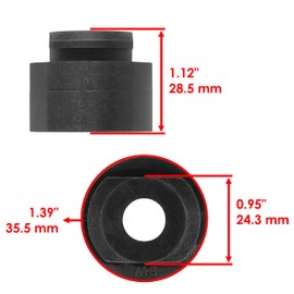 Caltric Seat Mount Rubber Bumper Compatible with Can-am Maverick Max 1000 2013 2014 2015-2018/708001671