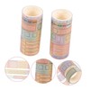 TEHAUX Artistic 10 Roll Washi Tape Set Calendar Paper Tape