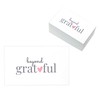 ITZAMNA Chic Gratitude Note Cards 100 Cards Business Card Size