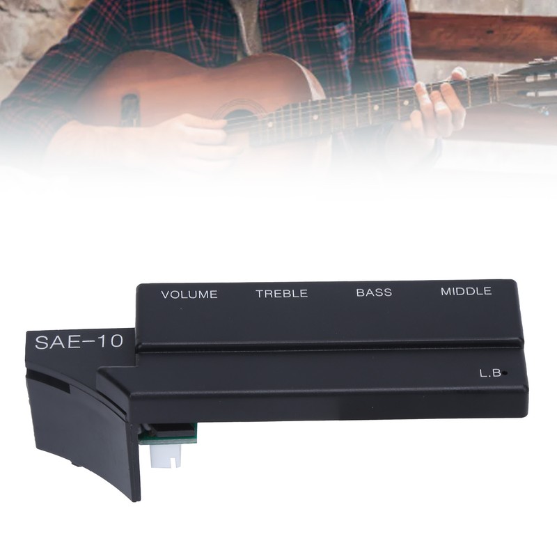 Sound Hole Adjustable Pickup Magnetic Musical Instrument Accessories with Tail