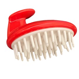 G.B.S Soft Red Scalp Massager Brush Styling Comb & Tail Comb for Hair | Scalp Brush Shampoo Hair Caretaker for Women Men Beard & Grooming Brush | Styling Comb