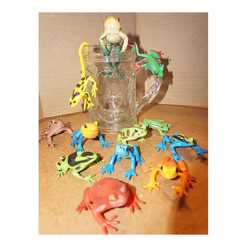 Wild Republic Frog Assortment (12) - PVC