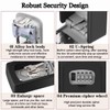 Lock Box, Key Lock Box Outdoor with Code, Made of