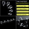 gootrades 360Pcs Soft Gel Toe Nail Tips for Soak off