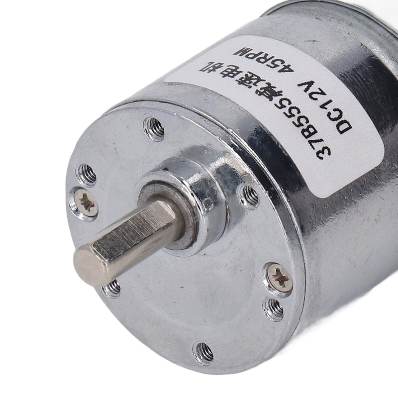 DC Geared Motor 45RPM Brass Coil Reversible Self Locking Wear