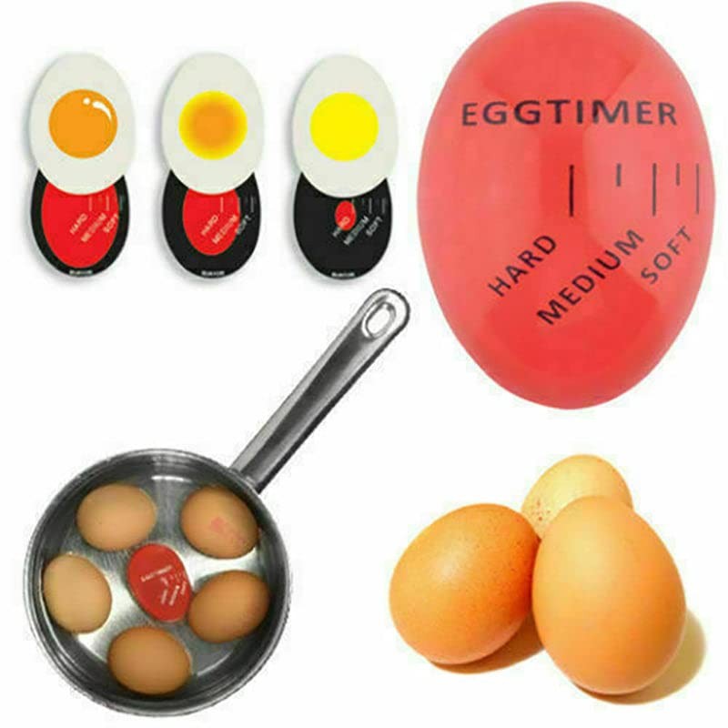 AIMALL Colour Changing Egg Timer, Heat-Sensitive Boiled Egg Timer for