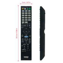 AULCMEET RM-AAP025 Replacement Remote Control Compatible with Sony 7.1 Channel ES A/V Receiver STR-DA2400ES RM-AAP024, RM-AAP025