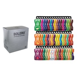 BOLERO Sugar-Free Drink Mix - 64 Variety Fruit Flavored Packets | 64 Travel Ready Hydration Sachets | Zero Sugar, Low Calorie, Gluten-Free, Keto Friendly