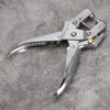 Multi Function Punch Pliers Silver 60# Steel Electroplated Eyelet Hole