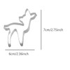 ZDYWYZJ Deer Shaped Cookie Cutter