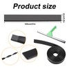2 Pcs Squeegee Rubber Blades, Window Squeegee Rubber Refill Squeegee