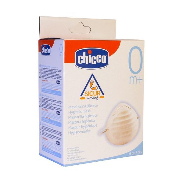 Chicco Masks for General Use 6pcs 0Μ+