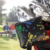 Big Teeth Golf Mallet Square Putter Cover Heel-Shaft Headcovers Fits