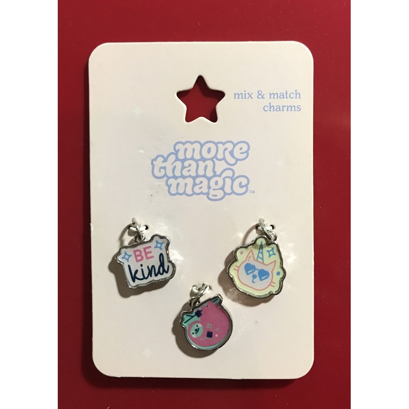 More Than Magic Girls' 3pk Mix & Match Charm Set