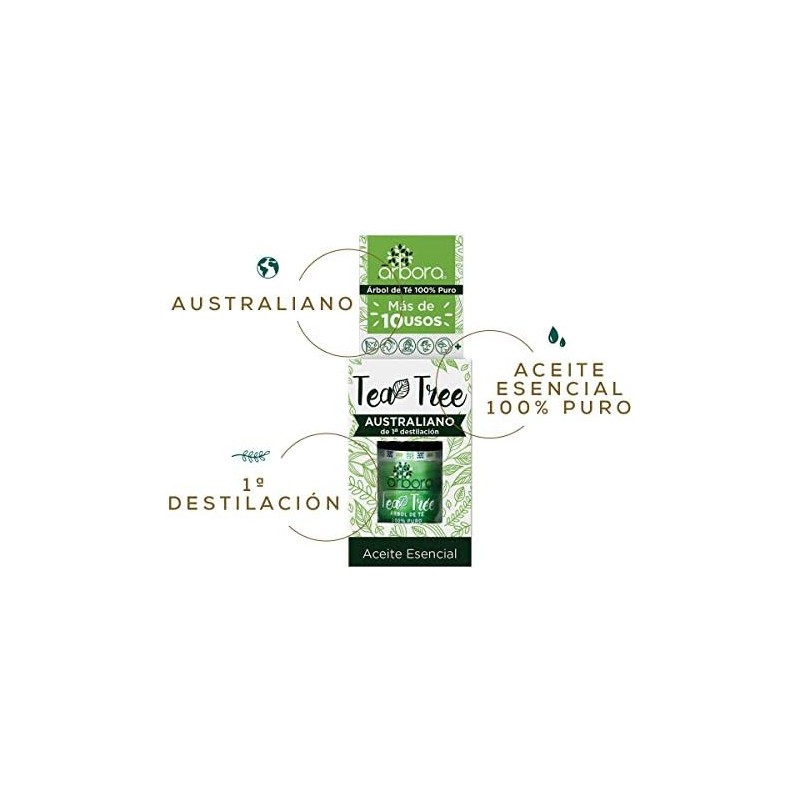 Árbora Aceite Esencial de Tea Tree Australiano puro belleza y