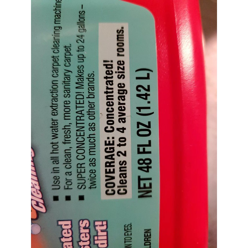 RUG DOCTOR Carpet Shampoo NEW OXY-STEAM 48 OZ ea. USA