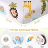 Wowelife Crib Bedding Set Safari, Premium 3-Piece Baby Bedding Set