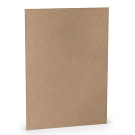 PAPERADO 50 x Kraft Paper DIN A4 - Brown 170 g/m² Paper Sheets - Craft Paper in 29.7 x 21 cm Painting, Crafts & Printing