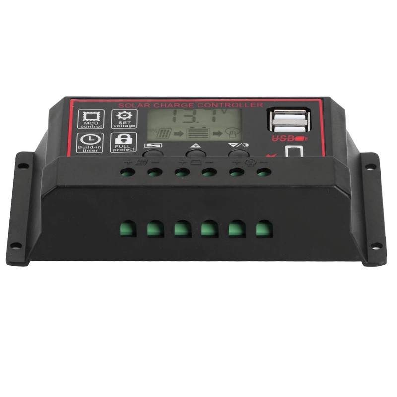 12V 24V Solar Photovoltaic Meter Intelligent Digital Display Controller USB