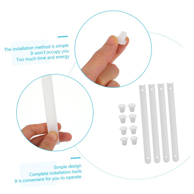 Operitacx 2 Sets Slide Tracks Smooth Glide Drawer Guide Rails