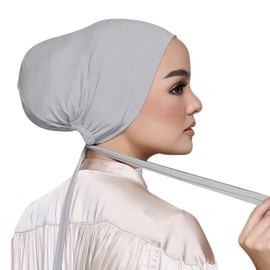 Suillty 3PCS Soft Tie Under Scarf Hat Muslim Hijabs Caps for Women Islamic Undercaps Bonnet Cap Turban Headwrap Beanie Caps