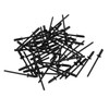 TUCKBOLD Open End Large Flange Blind Rivets Black 50 Pcs