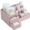 Cosmetic Storage Box, Elegant Multifunctional Makeup Organiser for Countertop with