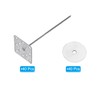 PATIKIL 4 Inch Perforated Insulation Pins with Round Washers, 40