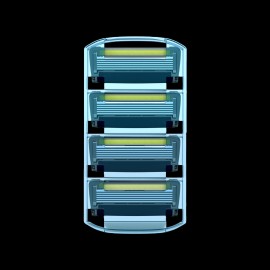 DOLLAR SHAVE CLUB RAZORS EXECUTIVE 6 BLADE 4ct Cartridges Packs / Free Shipping