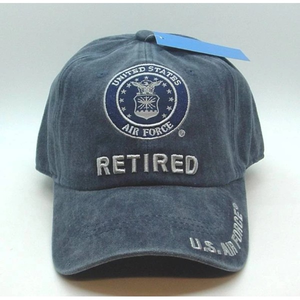 Unbranded Air Force USAF Retired Unstructured Distressed Military Approved Embroidered