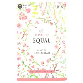 【エクオール10㎎／1粒】30粒入 30日分 【国内製造 S-エクオール】 発酵大豆イソフラボン エクオールを直接摂取 産婦人科医監修 【とこわかサプリ ドクターズ RDA10】