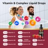 CFILIHTC Vitamin B Complex Liquid Drops, B Vitamins Complex Supplement