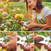 Garden Tools Set, JUMPHIGH 10 Pieces Gardening Tools with Floral