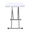 Xuthusman Folding Table Height Adjustable Snack Desk 30x20 Laptop Table