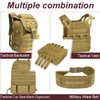 ManTangSun 6 Inch Molle Straps with Snaps, 4 Pack Nylon