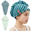 Hair Dry Towel, Dry Cap, Set of 2, Face, Pool,