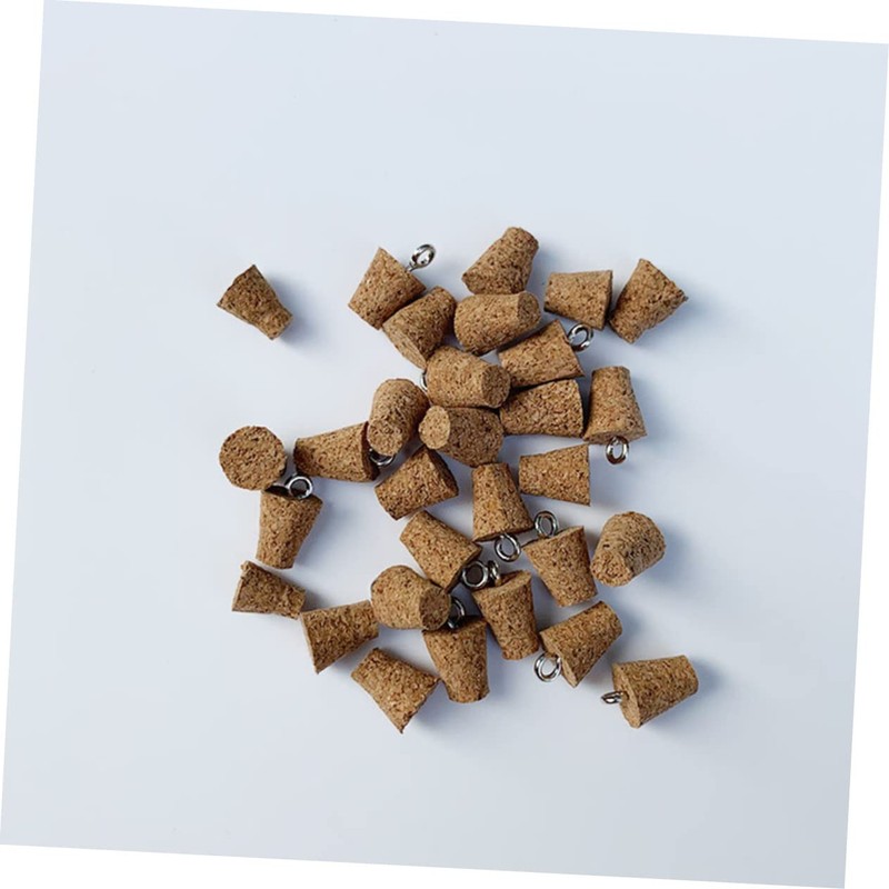 ORFOFE 30pcs Water Drop Shaped DIY Wishing Bottles with Cork